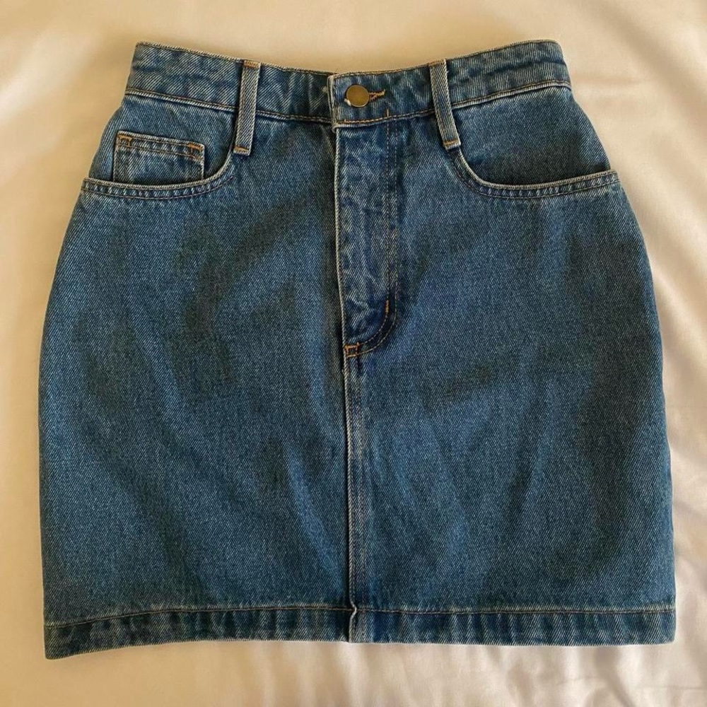 Los Angeles Apparel denim skirt